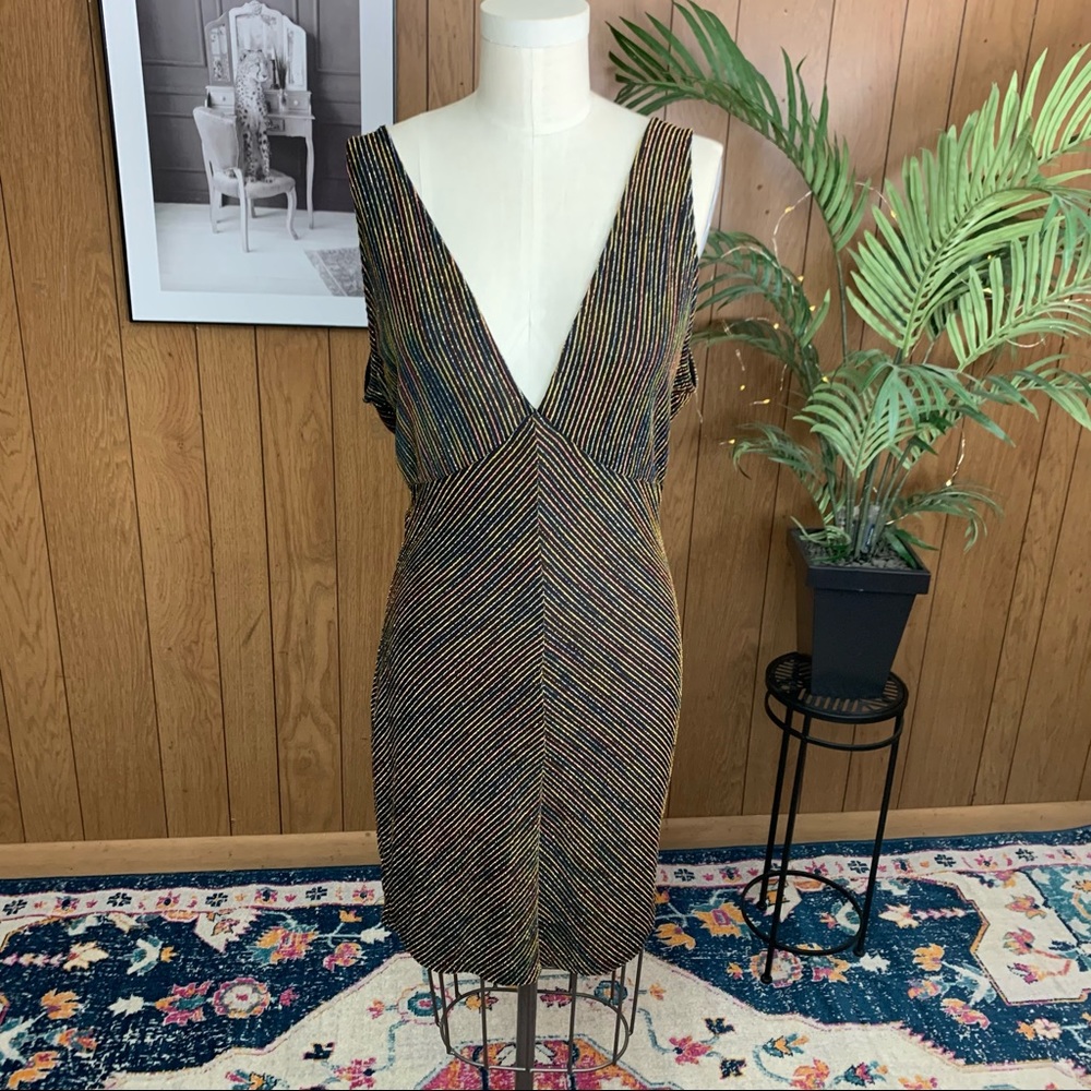 Shimmer Body Con Dress